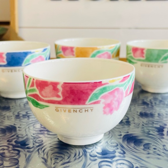 Givenchy Paris Yamaka Intl Tea Set Pot & Cups 5 Servings Floral Excellent - Picture 5 of 13